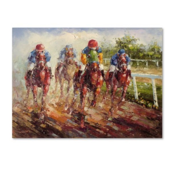 Trademark Fine Art Rio 'Kentucky Derby' Canvas Art, 35x47 MA0356-C3547GG